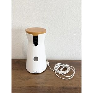Furbo Dog Camera 2.5T Treat Tossing Smart Pet Camera White Bamboo